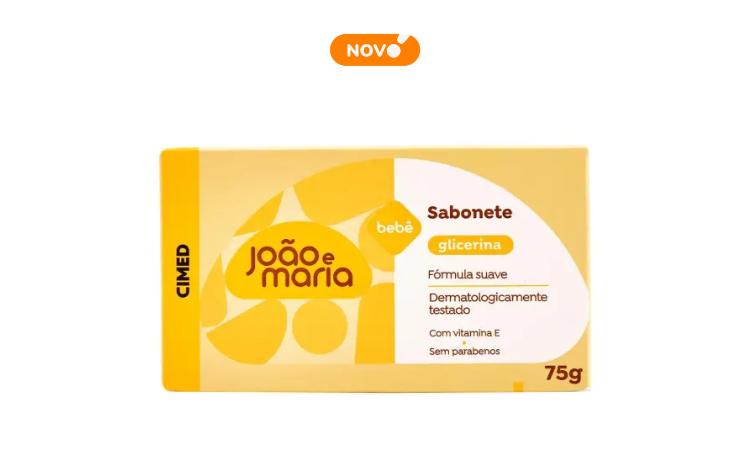 Sabonete em Barra João e Maria Bebê 75g