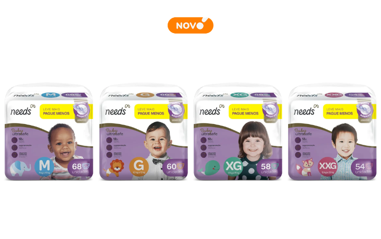 Fralda Needs Baby Ultrasafe - Unidade