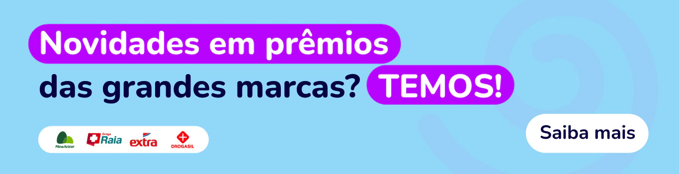 novidades em prêmios das grandes marcas