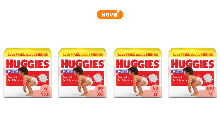 Fralda Huggies Pants Proteção Acolchoada - Unidade