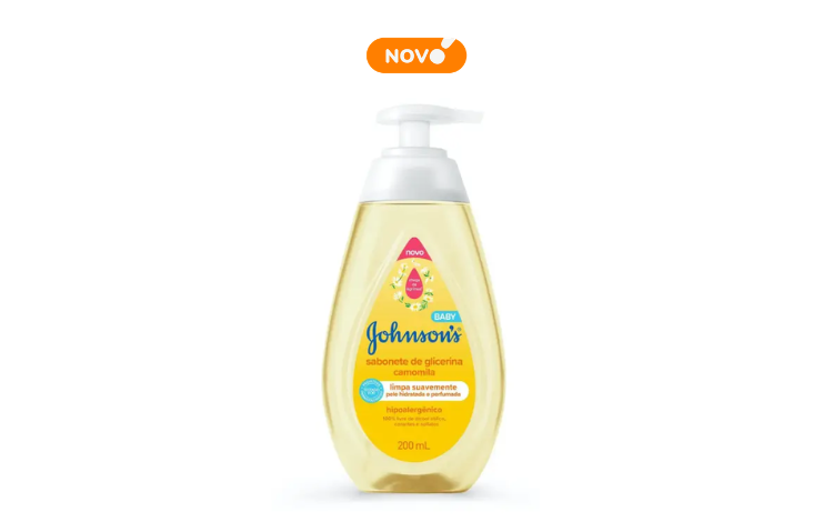 Sabonete Líquido Johnson's Baby Camomila 200ml