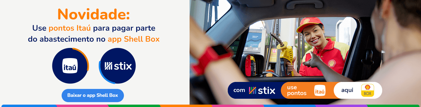 PagStix Itaú no Shell Box canais Stix + app Pão