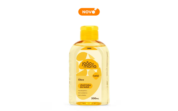 Óleo Corporal João e Maria Bebê 200ml