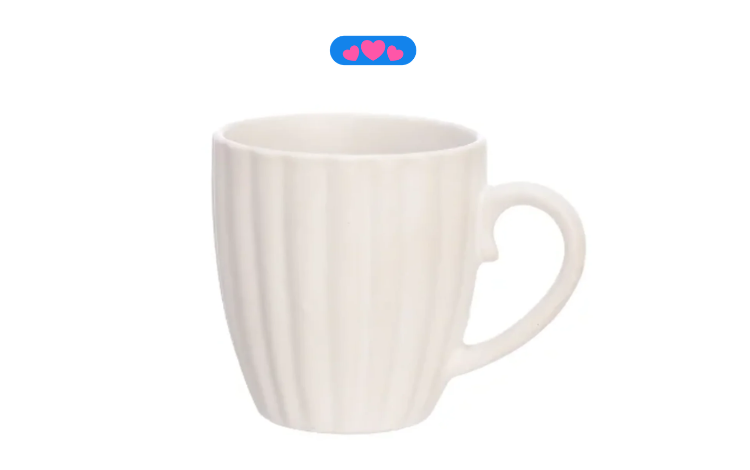 Caneca Hauskraft Bella Branca 300ml